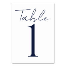 Eenvoudige minimale donkerblauwe tekst bruiloft