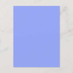 Eenvoudige Minimale Effen Kleur Aangepaste Blauwe  Briefkaart