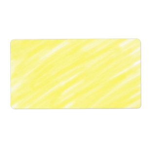 eenvoudige minimale effen kleur aangepaste gele pa etiket