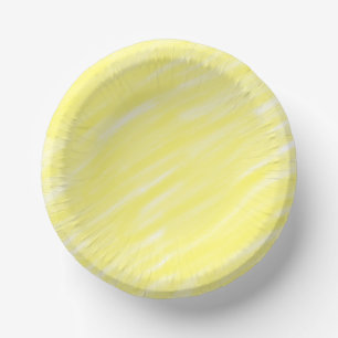 eenvoudige minimale effen kleur aangepaste gele pa papieren kommen