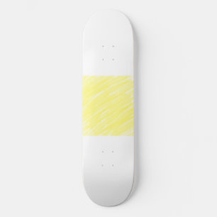 eenvoudige minimale effen kleur aangepaste gele pa skateboard