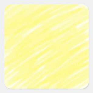 Eenvoudige minimale effen kleur aangepaste gele pa vierkante sticker