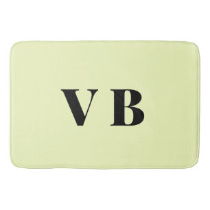 eenvoudige minimale effen kleur aangepaste pastel badmat