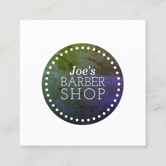 Eenvoudige minimale elegantieafdekking vierkante visitekaartje (Voorkant)