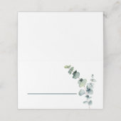 Eenvoudige, minimale Eucalyptusvertakking (Buitenkant ongevouwen)