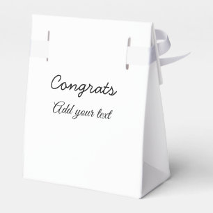 Eenvoudige minimale felicitaties afstuderen voeg u bedankdoosjes