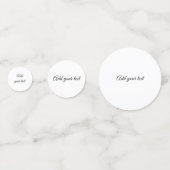 Eenvoudige minimale felicitaties afstuderen voeg u confetti (Voorkanten)