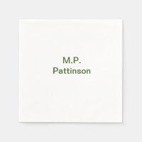 Eenvoudige minimale groene add jouw tekst name fot