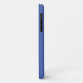 Eenvoudige, minimale helderblauw Case-Mate iPhone case (Achterkant/links)