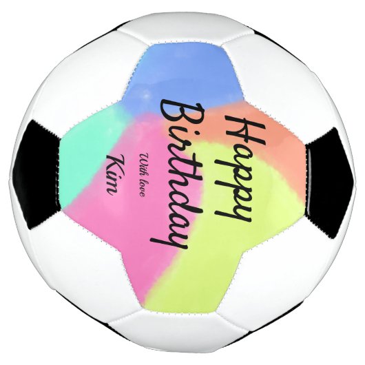 eenvoudige , minimale kalligrafie - gelukkige verj voetbal (Gedraaid)