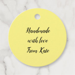eenvoudige minimale kleine handgemaakte zakelijke  bedankjes labels