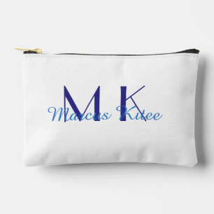eenvoudige minimale monogram gepersonaliseerde naa etui