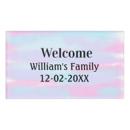 Eenvoudige Minimale Monogram logo Gepersonaliseerd Naambadge