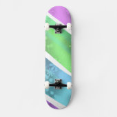 eenvoudige, minimale, op maat gemaakte, effen kleu skateboard (Voorkant)