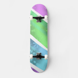 eenvoudige, minimale, op maat gemaakte, effen kleu skateboard