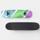 eenvoudige, minimale, op maat gemaakte, effen kleu skateboard (Horizontaal)
