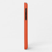 Eenvoudige, minimale Oranje iPhone Hoesje-Mate-dra Case-Mate iPhone Case (Achterkant/links)