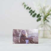 Eenvoudige minimale overlayfotografie | VISITEKAAR Visitekaartje (Staand voorkant)