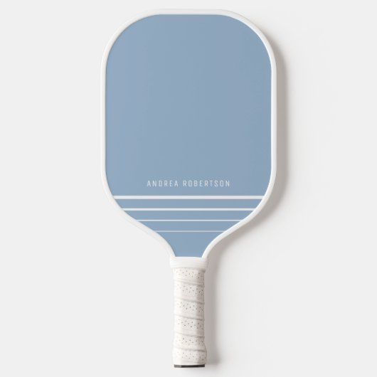 Eenvoudige, minimale persoonlijke naam voor baby B Pickleball Paddle (Voorkant)