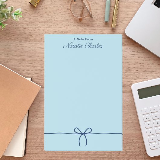 Eenvoudige minimale professionele marine blauw post-it® notes