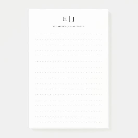 Eenvoudige minimale puntkomma's post-it® notes (Voorkant)