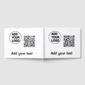 Eenvoudige minimale q of code logo scan code naam gastenboek (Volledig)