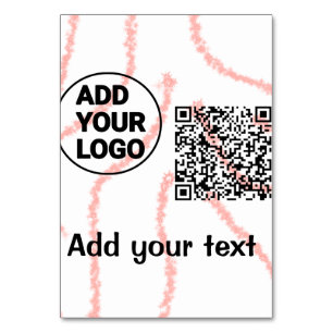 Eenvoudige minimale q of code toevoegen logo scanc kaart