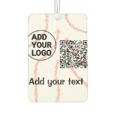 Eenvoudige minimale q of code toevoegen logo scanc luchtverfrisser (Achterkant)