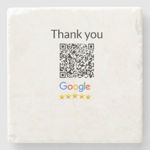 Eenvoudige minimale q r code logo toevoegen scan c stenen onderzetter