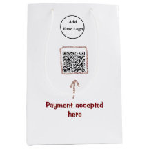 Eenvoudige minimale QR-code logo toevoegen scan co