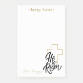 Eenvoudige minimale religieuze Pasen Post-it® Notes (Voorkant)