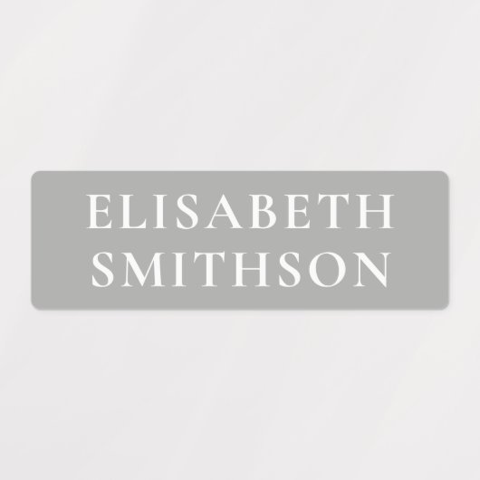 Eenvoudige minimale roze en groene add Jouw naam S Labels (Design 2)