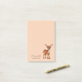 Eenvoudige minimale Schattigee Girly Post-it® Notes (Op bureau)
