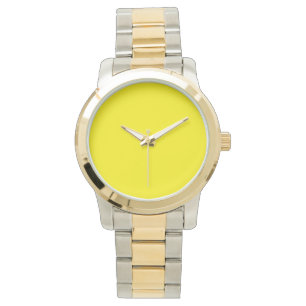 eenvoudige, minimale standaardkleur horloge