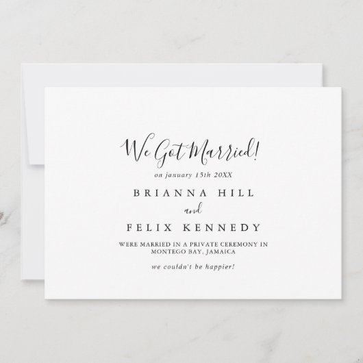 Eenvoudige minimale uitbreiding aankondiging (Voorkant)