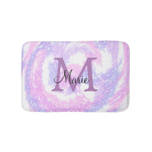 eenvoudige minimale voeg naam monogram roze rode g badmat