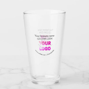 eenvoudige minimale voeg uw logo/ontwerp hier teks glas