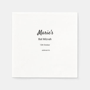Eenvoudige minimale witte zwarte klassieker Edi Ba Servet
