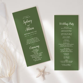 Eenvoudige minimalist|Donkere Wijze Bruiloft Programma