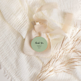 Eenvoudige minimalist|Wijze bruiloft Bedankt Bedankjes Labels