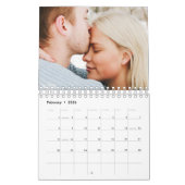 Eenvoudige, minimalistische, aangepaste 2022-pagin kalender (Feb 2026)