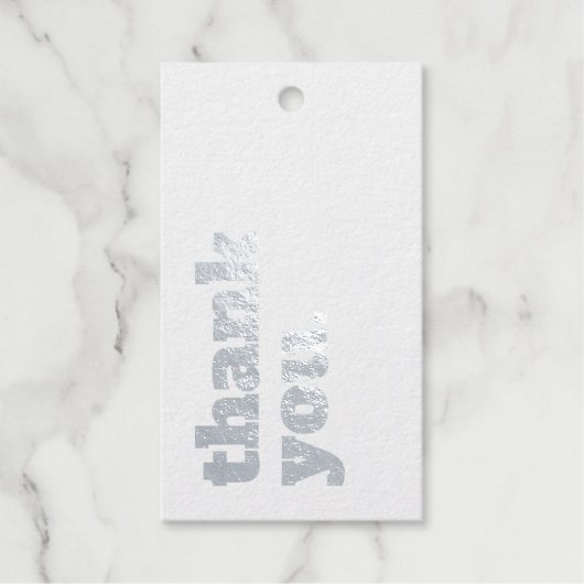 Eenvoudige minimalistische bedankt voor uw zakelij cadeaulabels (Voorkant)