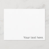 Eenvoudige minimalistische bewerkbare naam of ande briefkaart (Voorkant)