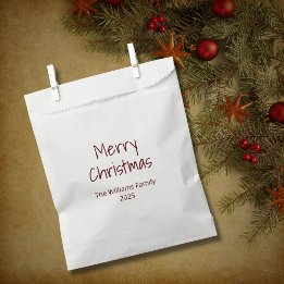 Eenvoudige minimalistische boho moderne kerst bedankzakje