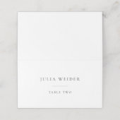 Eenvoudige minimalistische bruiloft aangepaste esc (Buitenkant ongevouwen)