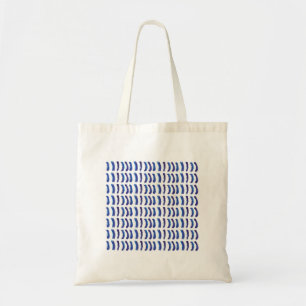 Eenvoudige minimalistische Canvas tas olieverf Bla