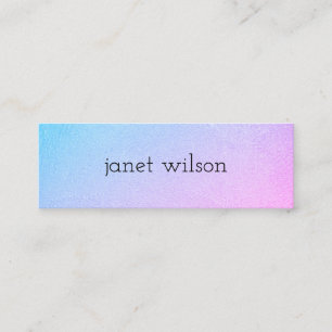 eenvoudige minimalistische chic textuur mini visitekaartje