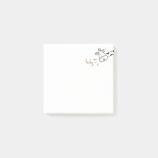 Eenvoudige minimalistische Giraffe Post-it® Notes