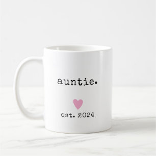 Eenvoudige Minimalistische Hart Aangepaste Nieuw T Koffiemok