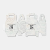 Eenvoudige minimalistische huwelijksbruidsschat bedankdoosjes (Uitgevouwen)